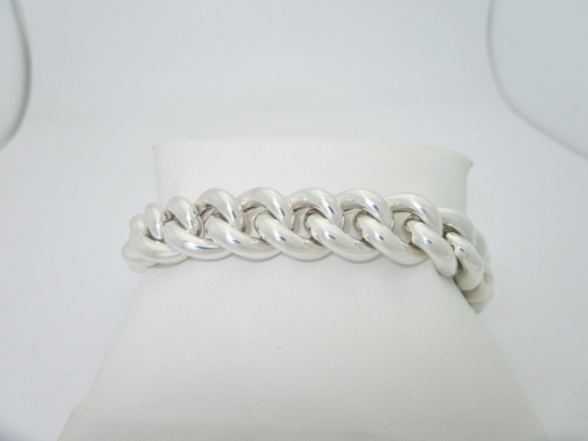 Men's Plain Curb Chain Bracelet
