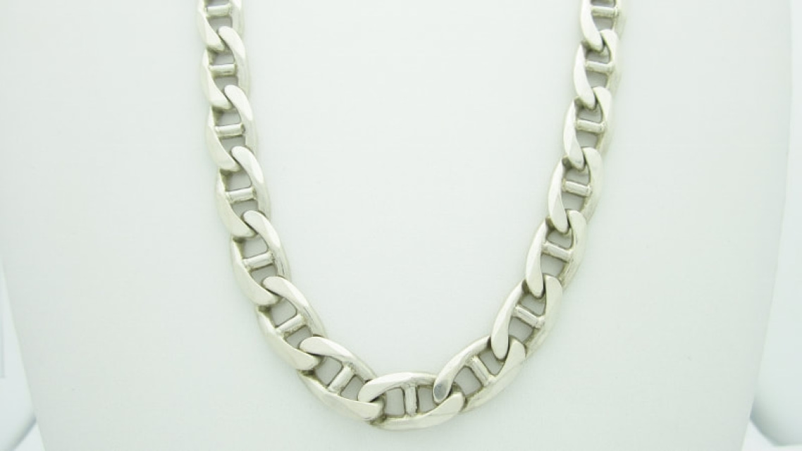 mens silver chain 
