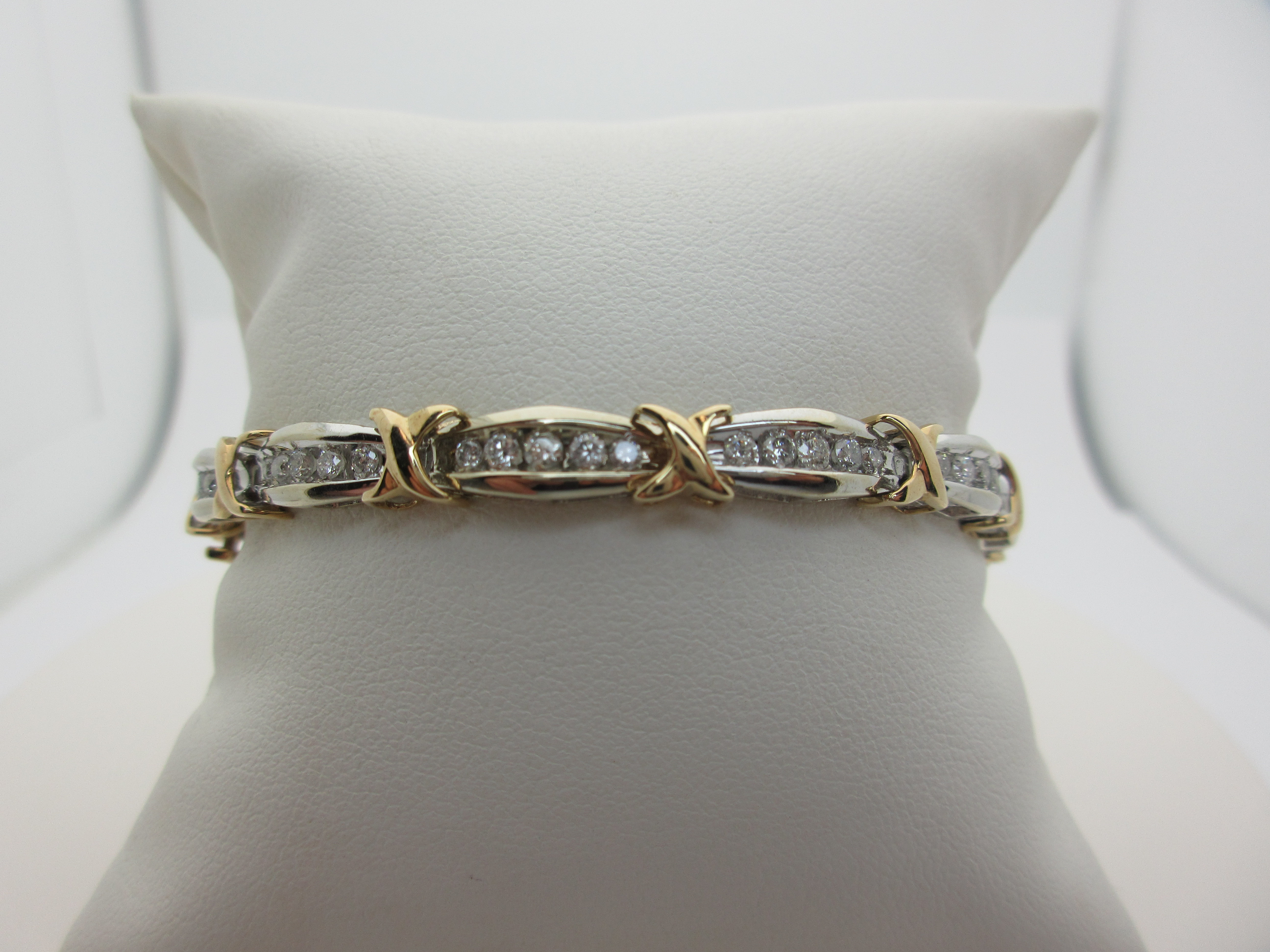 Isa diamond fancy diamond link bracelet — J. Sampieri